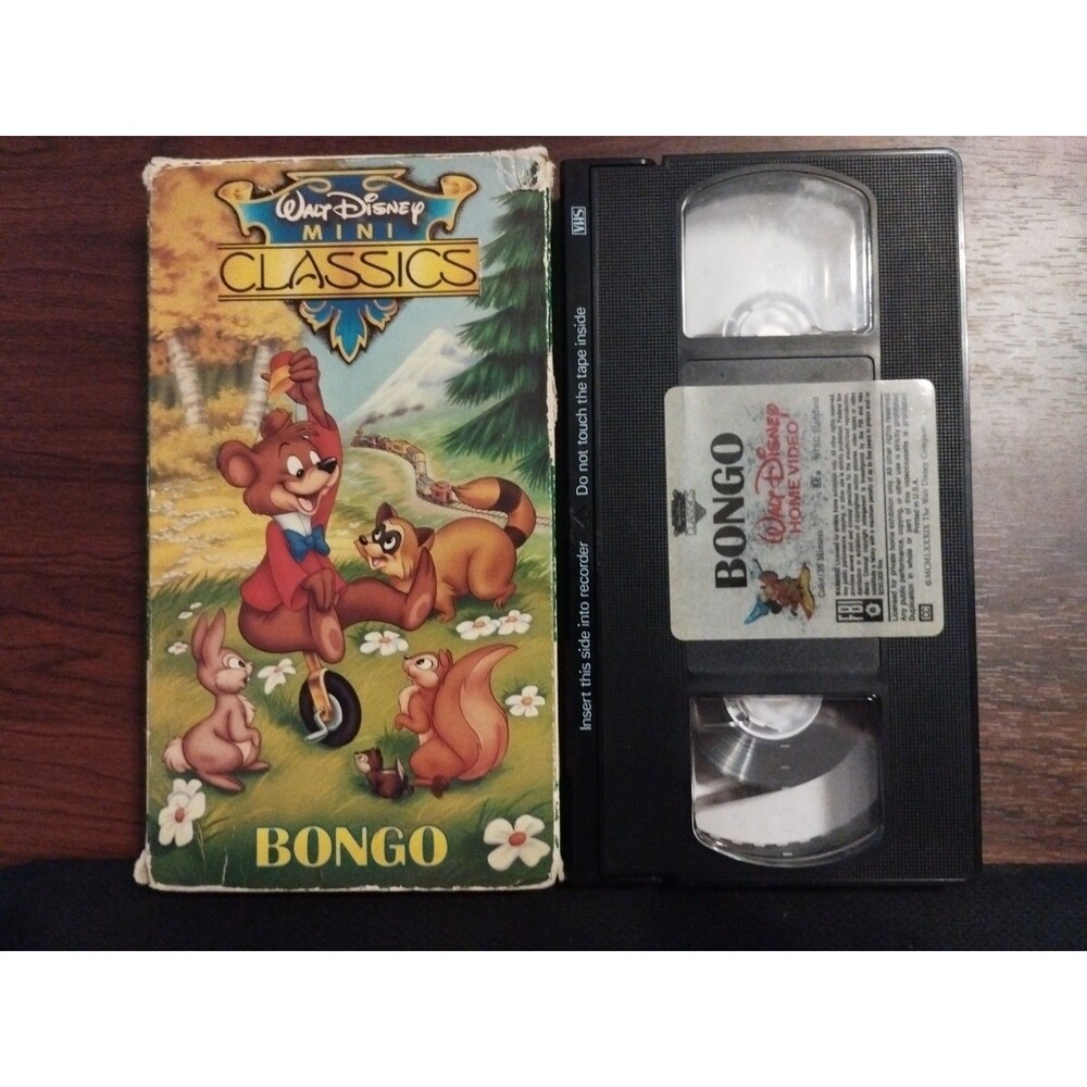 Walt Disney Mini Classics Bongo VHS 1991